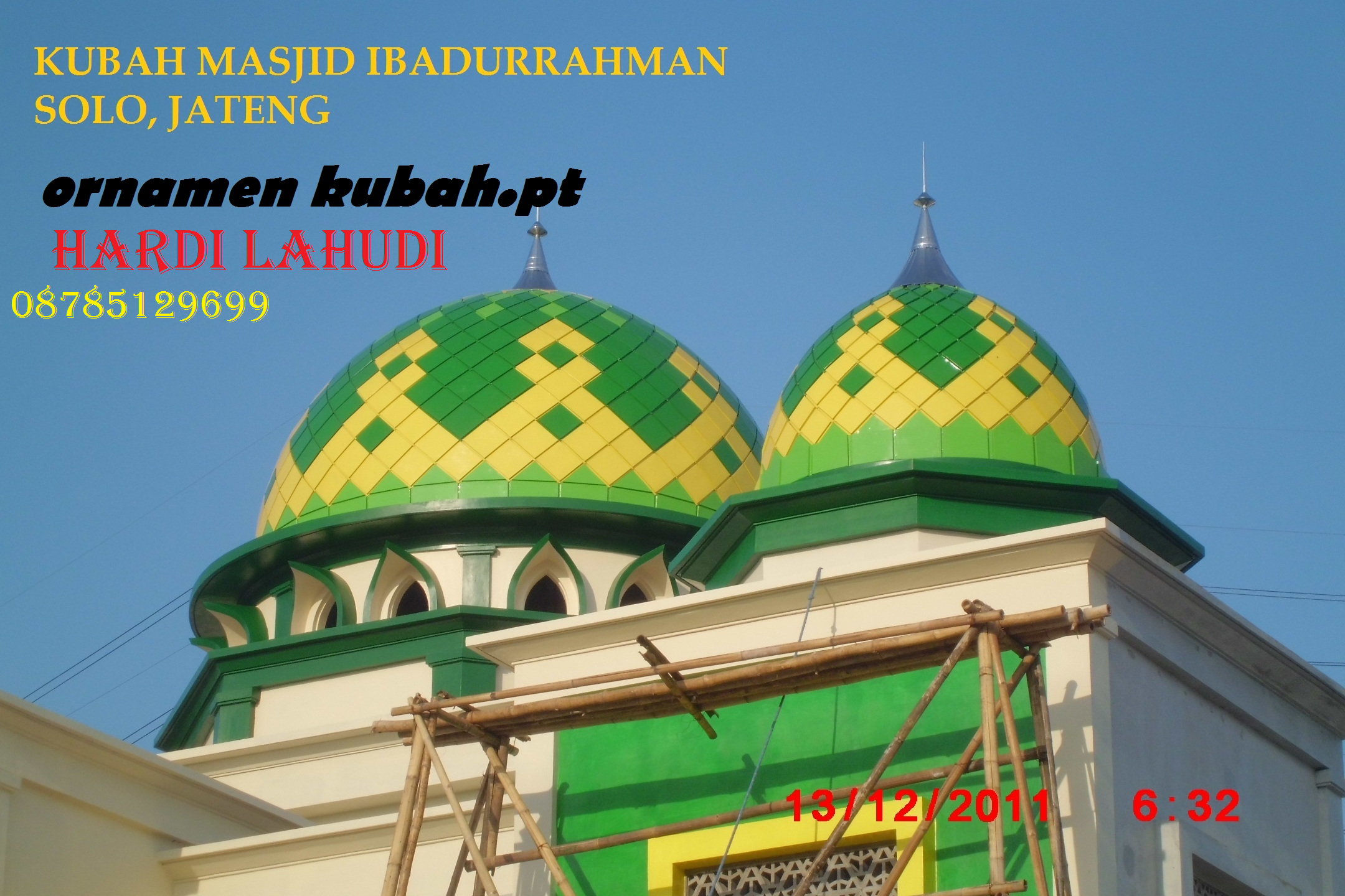Cat Masjid Warna Hijau  Laco Blog